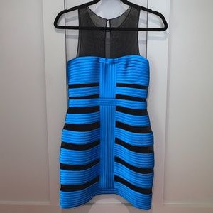 NWT Xscape Bandage Mesh Panel Dress